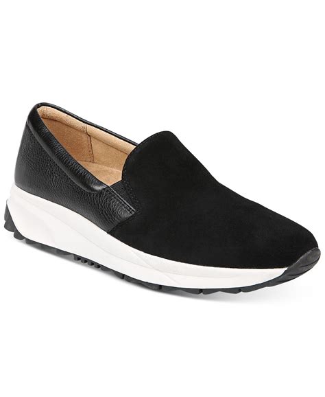 coach black slip on sneakers.